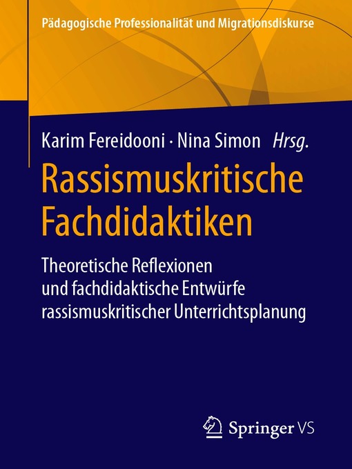 Title details for Rassismuskritische Fachdidaktiken by Karim Fereidooni - Available